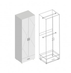 Прихожая "Сандра" (модульная) в Салехарде - salekhard.ok-mebel.com | фото 14