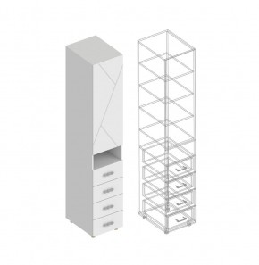 Прихожая "Сандра" (модульная) в Салехарде - salekhard.ok-mebel.com | фото 28
