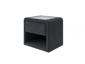 PROxSON Тумба Cube (Ткань: Велюр Teddy Древесный уголь) 52x41 в Салехарде - salekhard.ok-mebel.com | фото