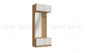 РОДЖИНА Прихожая (модульная) белый глянец в Салехарде - salekhard.ok-mebel.com | фото 4
