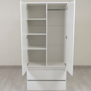 Шкаф 2-х створчатый Симпл ШК-03 (белый) в Салехарде - salekhard.ok-mebel.com | фото 7