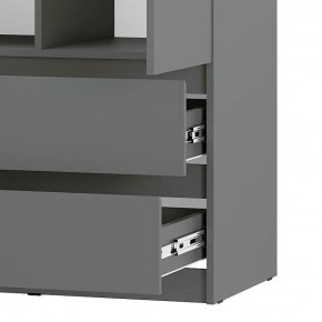 Шкаф 2-х створчатый Симпл ШК-03 (графит) в Салехарде - salekhard.ok-mebel.com | фото 9