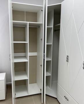 Шкаф 2-ств. с 2-мя отделениями "Сандра" в Салехарде - salekhard.ok-mebel.com | фото 2