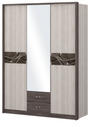 Шкаф 3-х дверный с зеркалом Шк68.2 МС Николь в Салехарде - salekhard.ok-mebel.com | фото