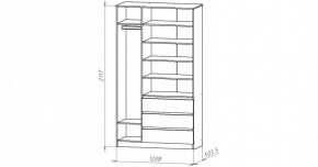 НИЦЦА-2 Шкаф 3-х дверный (НЦ.02) в Салехарде - salekhard.ok-mebel.com | фото 2