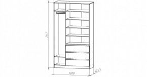 НИЦЦА-2 Шкаф 3-х дверный (НЦ.02) в Салехарде - salekhard.ok-mebel.com | фото 2