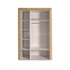 Шкаф 3-х дв.Тиффани Premium черная/золото (ТФШ1/3(П) в Салехарде - salekhard.ok-mebel.com | фото 2