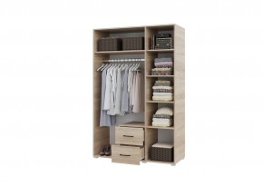 Шкаф 3-х створчатый с ящиками VICTOR (Сонома) в Салехарде - salekhard.ok-mebel.com | фото 2