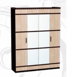 Шкаф 4-х дверный для одежды и белья "Ольга-13" в Салехарде - salekhard.ok-mebel.com | фото