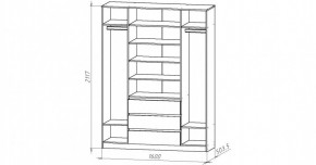 НИЦЦА-3 Шкаф 4-х дверный (НЦ.03) в Салехарде - salekhard.ok-mebel.com | фото 2