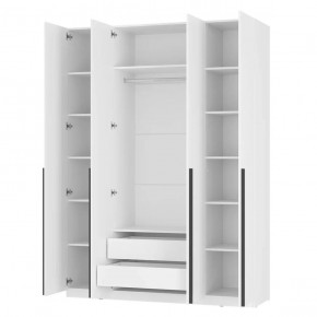 Шкаф 4-х створчатый Айрон ШК-13 (белый) в Салехарде - salekhard.ok-mebel.com | фото 7