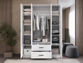 Шкаф 4-х створчатый Титан (белый) в Салехарде - salekhard.ok-mebel.com | фото 2
