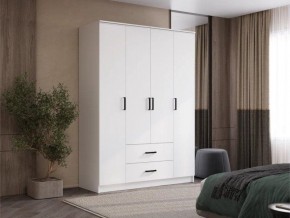 Шкаф 4-х створчатый Титан (белый) в Салехарде - salekhard.ok-mebel.com | фото 5