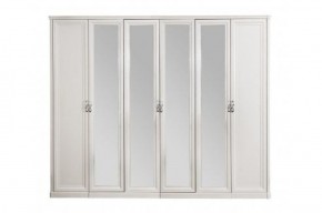 Шкаф 6-ти ств (2+2+2) с зеркалами Мишель (комплект) в Салехарде - salekhard.ok-mebel.com | фото 2
