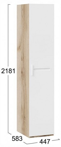 Шкаф для белья Фьюжн ТД-260.07.01 в Салехарде - salekhard.ok-mebel.com | фото 4