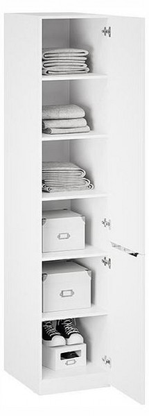 Шкаф для белья Глосс СМ-319.07.001 в Салехарде - salekhard.ok-mebel.com | фото 2