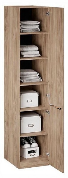 Шкаф для белья Глосс СМ-319.07.001 в Салехарде - salekhard.ok-mebel.com | фото 2