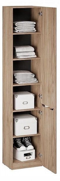 Шкаф для белья Глосс СМ-319.07.011 в Салехарде - salekhard.ok-mebel.com | фото 2