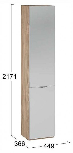 Шкаф для белья Глосс СМ-319.07.012 в Салехарде - salekhard.ok-mebel.com | фото 4