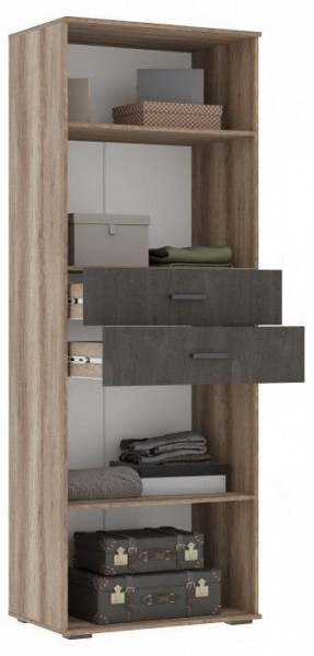 Шкаф для белья Паркинс в Салехарде - salekhard.ok-mebel.com | фото 2