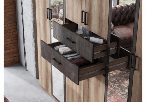 Шкаф для белья Паркинс в Салехарде - salekhard.ok-mebel.com | фото 5