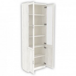 Шкаф для книг Арт. 206 Арктика в Салехарде - salekhard.ok-mebel.com | фото 2