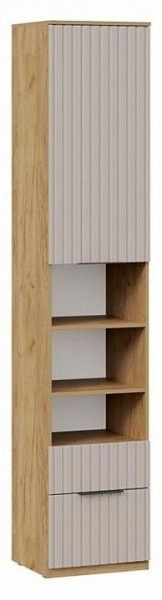 Шкаф комбинированный Хилтон Исп. 2 в Салехарде - salekhard.ok-mebel.com | фото 2