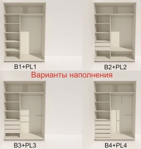 Шкаф-купе 1400 серии SOFT D6+D4+B2+PL2 (2 ящика+1штанга+1 полка) профиль «Капучино» в Салехарде - salekhard.ok-mebel.com | фото 7