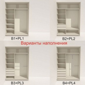 Шкаф-купе 1600 серии SOFT D1+D3+B2+PL1 (2 ящика+1штанга) профиль «Графит» в Салехарде - salekhard.ok-mebel.com | фото 5