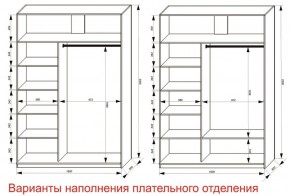 Шкаф-купе 1600 серии SOFT D6+D4+B2+PL2 (2 ящика+1штанга+1 полка) профиль «Капучино» в Салехарде - salekhard.ok-mebel.com | фото 8