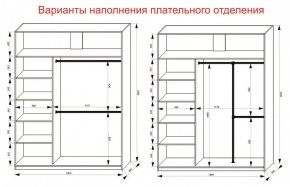 Шкаф-купе 1800 серии SOFT D1+D3+B2+PL1 (2 ящика+1штанга) профиль «Графит» в Салехарде - salekhard.ok-mebel.com | фото 7