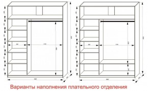 Шкаф-купе 1800 серии SOFT D6+D4+B2+PL2 (2 ящика+1штанга+1 полка) профиль «Капучино» в Салехарде - salekhard.ok-mebel.com | фото 8