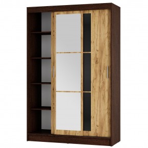 Шкаф-купе Денвер ШКК-03 (венге/крафт) в Салехарде - salekhard.ok-mebel.com | фото 2