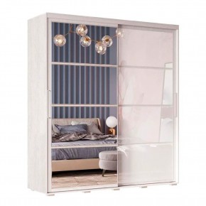 Шкаф-купе Крафт-6 1.6 м ШКК-06 (ясень белый) в Салехарде - salekhard.ok-mebel.com | фото 3