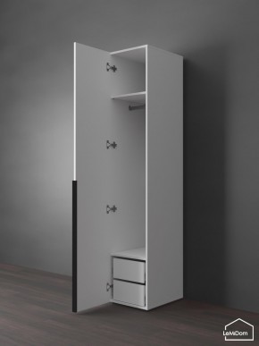 Шкаф Linnea MHR-1-3 2050х400х510 (Белый-М 11.1.1) в Салехарде - salekhard.ok-mebel.com | фото 5
