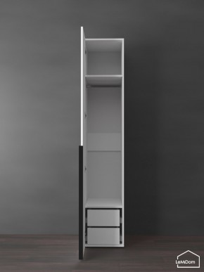 Шкаф Linnea MHR-1-3 2050х400х510 (Белый-М 11.1.1) в Салехарде - salekhard.ok-mebel.com | фото 6