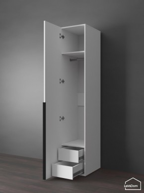 Шкаф Linnea MHR-1-3 2050х400х510 (Белый-М 11.1.1) в Салехарде - salekhard.ok-mebel.com | фото 7