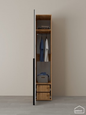 Шкаф Linnea MHR-1-3 2050х400х510 (ДВ-М 11.1.25) в Салехарде - salekhard.ok-mebel.com | фото 5