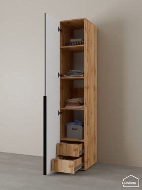 Шкаф Linnea MHR-1-4 2050х400х510 (ДВ-М 11.1.25) в Салехарде - salekhard.ok-mebel.com | фото 5