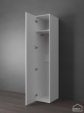 Шкаф Linnea MHR-1PO 2050х400х510 (Белый-М 11.1.2) в Салехарде - salekhard.ok-mebel.com | фото 4