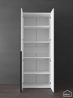 Шкаф Linnea MHR-2-2 2050х800х510 (Белый-М 11.1.1) в Салехарде - salekhard.ok-mebel.com | фото 4