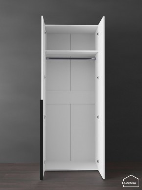Шкаф Linnea MHR-2 2050х800х510 (Белый-М 11.1.2) в Салехарде - salekhard.ok-mebel.com | фото 4