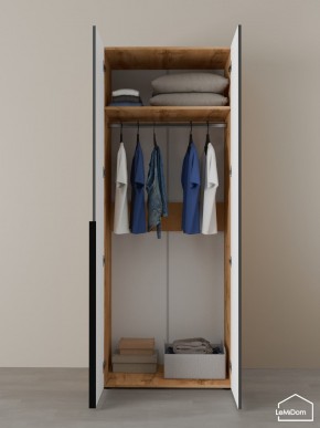Шкаф Linnea MHR-2 2050х800х510 (ДВ-М 11.1.25) в Салехарде - salekhard.ok-mebel.com | фото 4