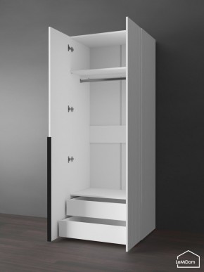 Шкаф Linnea MHR-2-3 2050х800х510 (Белый-М 11.1.2) в Салехарде - salekhard.ok-mebel.com | фото 5