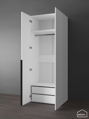 Шкаф Linnea MHR-2-3 2050х800х510 (Белый-М 11.1.2) в Салехарде - salekhard.ok-mebel.com | фото 6
