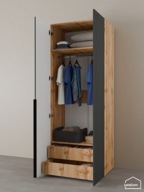 Шкаф Linnea MHR-2-3 2050х800х510 (ДВ-М 11.1.25) в Салехарде - salekhard.ok-mebel.com | фото 6