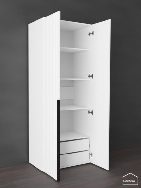 Шкаф Linnea MHR-2-4 2050х800х510 (Белый-М 11.1.2) в Салехарде - salekhard.ok-mebel.com | фото 6