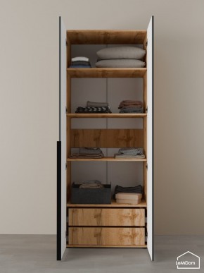 Шкаф Linnea MHR-2-4 2050х800х510 (ДВ-М 11.1.25) в Салехарде - salekhard.ok-mebel.com | фото 5
