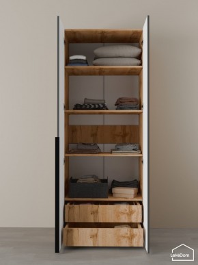Шкаф Linnea MHR-2-4 2050х800х510 (ДВ-М 11.1.25) в Салехарде - salekhard.ok-mebel.com | фото 6