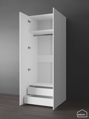 Шкаф Linnea MHR-2PO-3 2050х800х510 (Белый-М 11.1.1) в Салехарде - salekhard.ok-mebel.com | фото 5